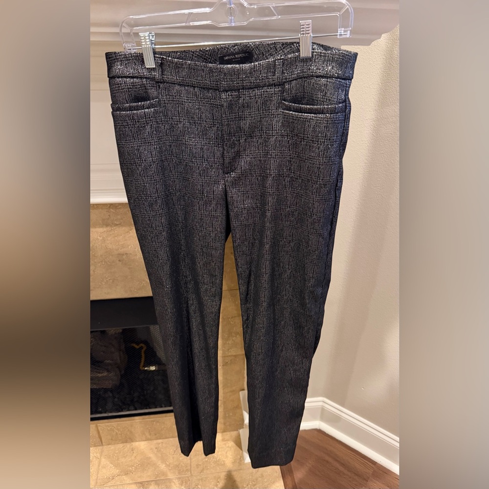 Modern Sloan Skinny-Fit Metallic Pants - Picture 3 of 5